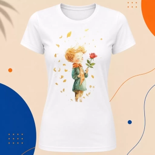 Dámské tričko - Růžový sen - Malý princ - Le petit prince